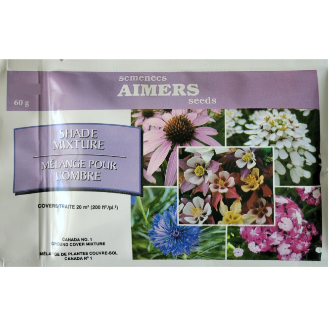 Aimers Seeds Mix Wildflowers Shade 60g Pkg.