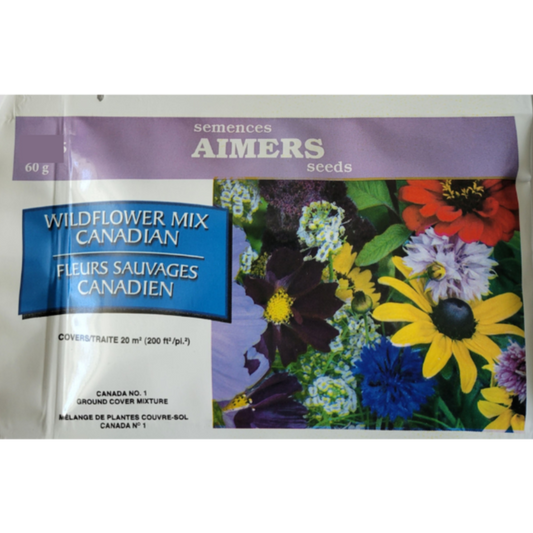 Aimers Seeds Mix Wildflowers Canadian 60g Pkg.