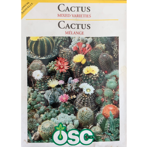 OSC Seeds Cactus Mixed Varieties Pkg.