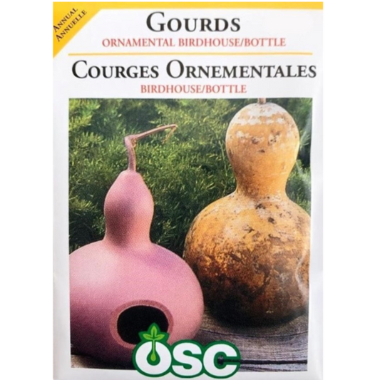 OSC Seeds Gourds Ornamental Birdhouse/Bottle Pkg.