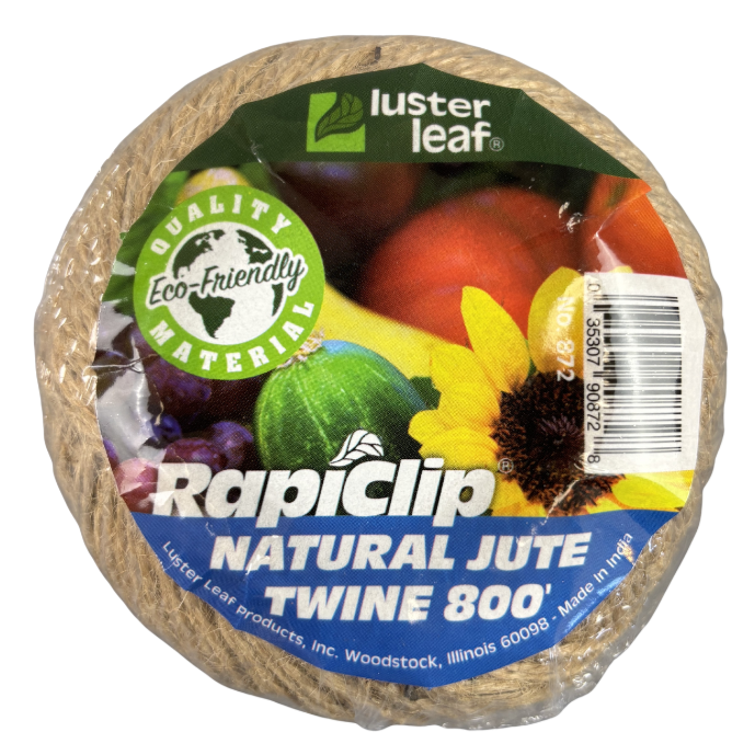 Twine Natural Jute RapiClip 800'