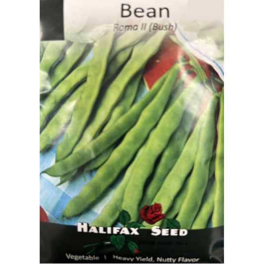 Halifax Seed Bean Roma II Bush Pkg.