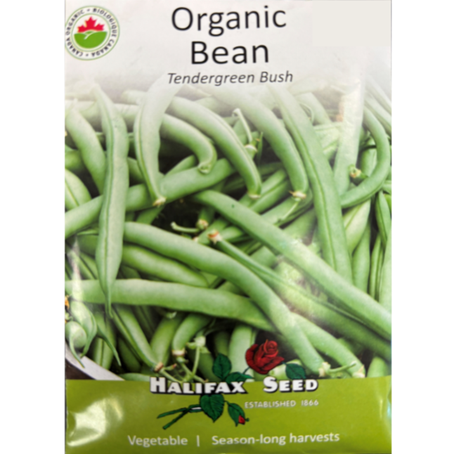 Halifax Seed Organic Bean Tendergreen Bush Pkg.