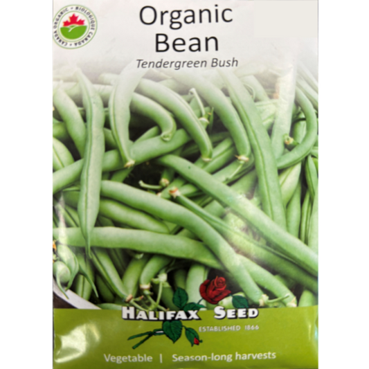 Halifax Seed Organic Bean Tendergreen Bush Pkg.