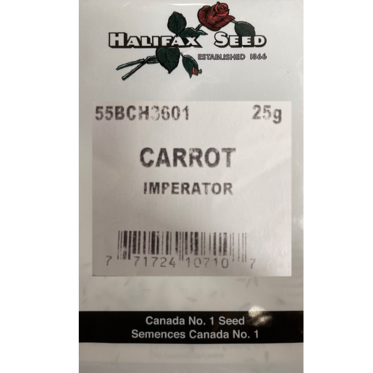 Halifax Seed Bulk Carrot Imperator 25g