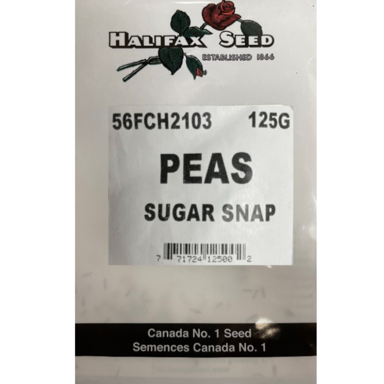 Halifax Seed Bulk Peas Sugar Snap 125g