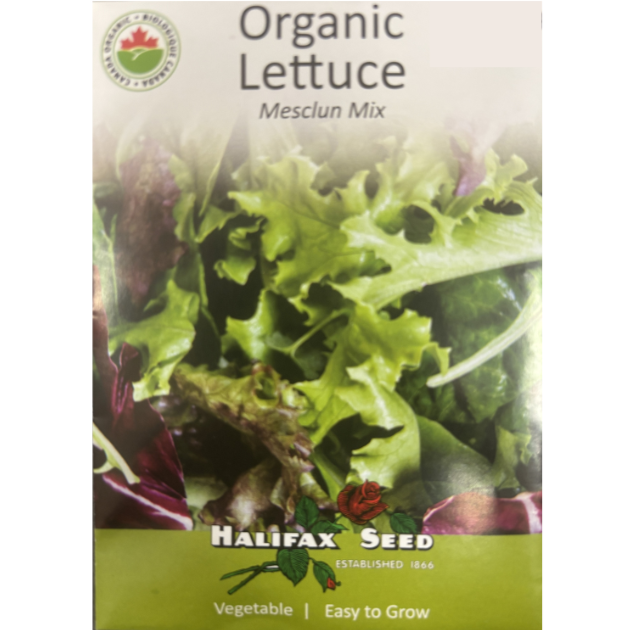 Halifax Seed Organic Lettuce Mesclun Mix Pkg.