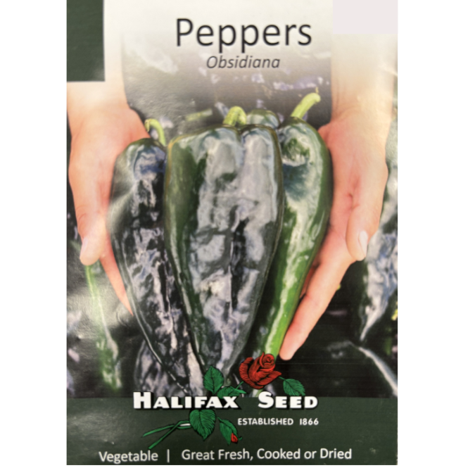 Halifax Seed Peppers Obsidiana Pkg.