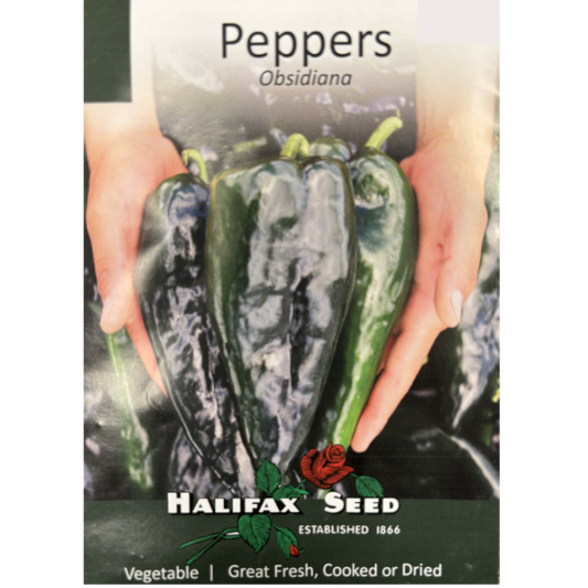 Halifax Seed Peppers Obsidiana Pkg.