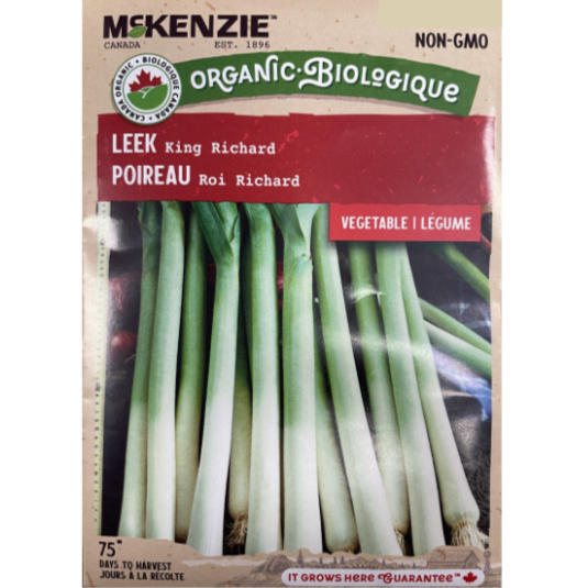 McKenzie Organic Seed Leek King Richard Pkg.