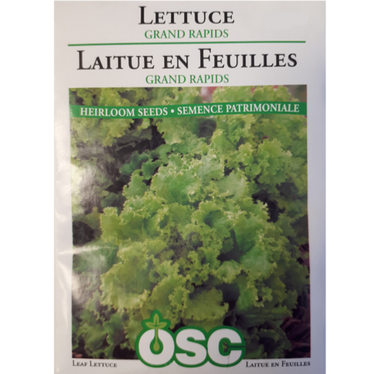 OSC Seeds Lettuce Grand Rapids Pkg.