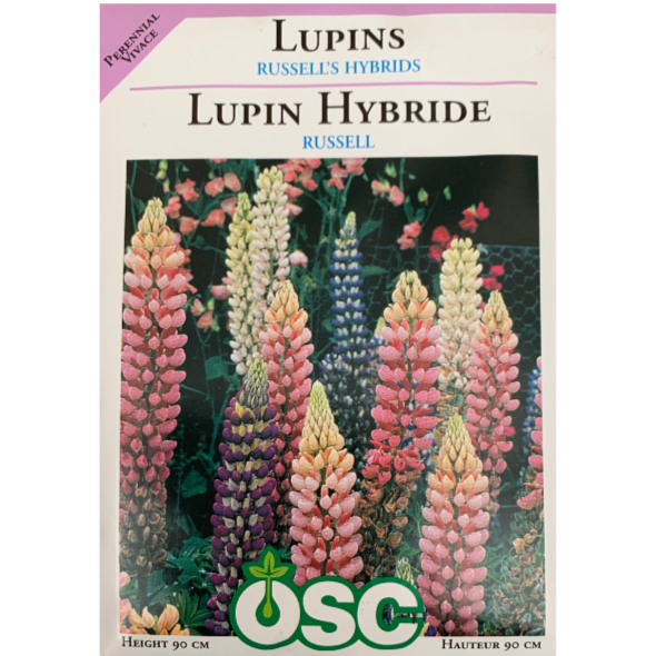 OSC Seeds Lupins Russell's Hybrids Mix Pkg.