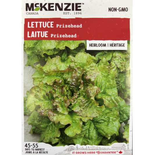 McKenzie Seed Lettuce Prizehead Pkg.