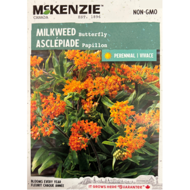 McKenzie Seed Milkweed Butterfly Pkg.