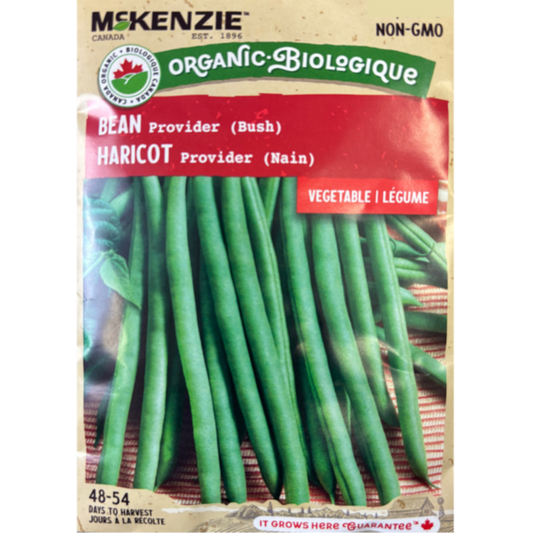 McKenzie Organic Seed Bean Provider Bush Pkg.