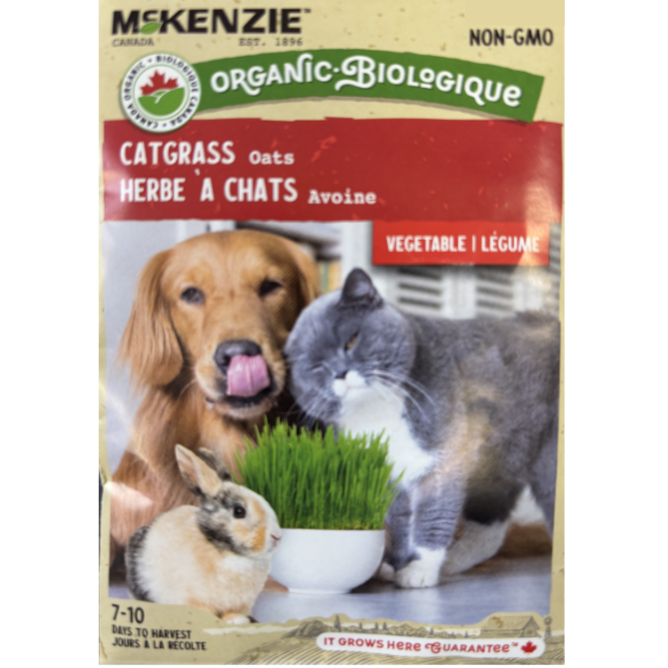 McKenzie Organic Seed Catgrass Oats Pkg.