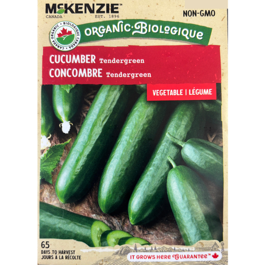 McKenzie Organic Seed Cucumber Tendergreen Pkg.