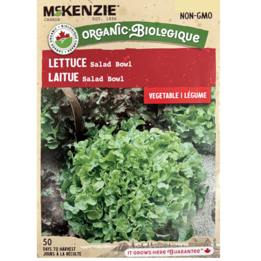 McKenzie Organic Seeds Lettuce Salad Bowl Pkg.