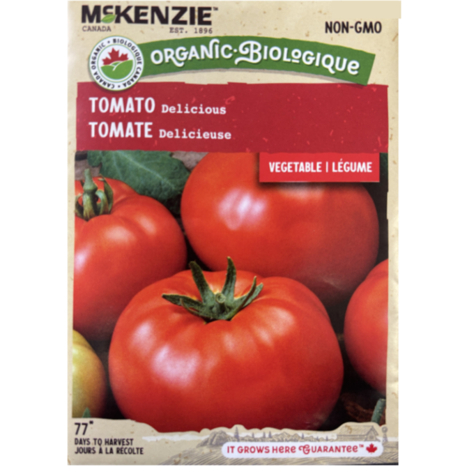 McKenzie Organic Seed Tomato Delicious Pkg.