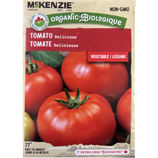 McKenzie Organic Seed Tomato Delicious Pkg.