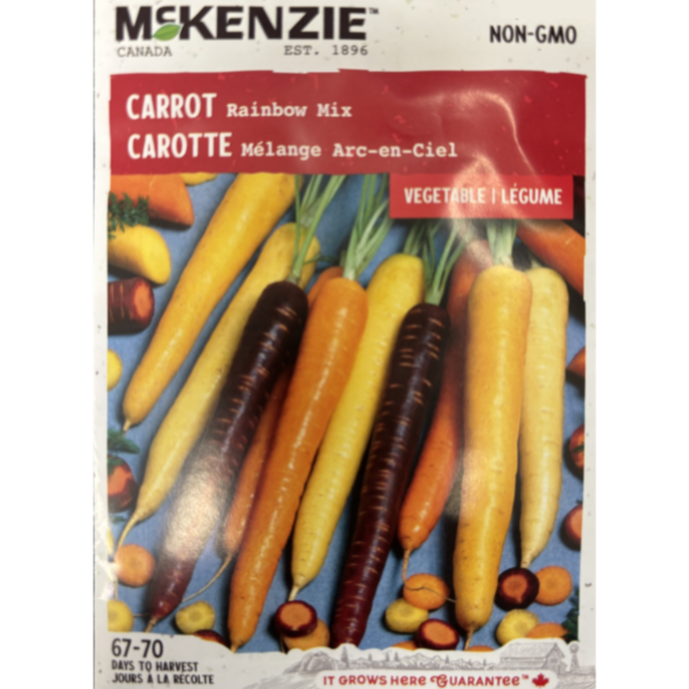 McKenzie Seed Carrot Rainbow Mix Pkg.