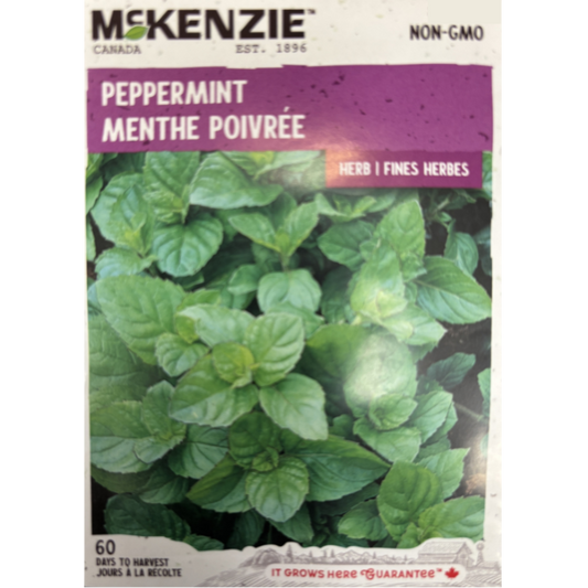 McKenzie Herb Seed Peppermint Pkg.