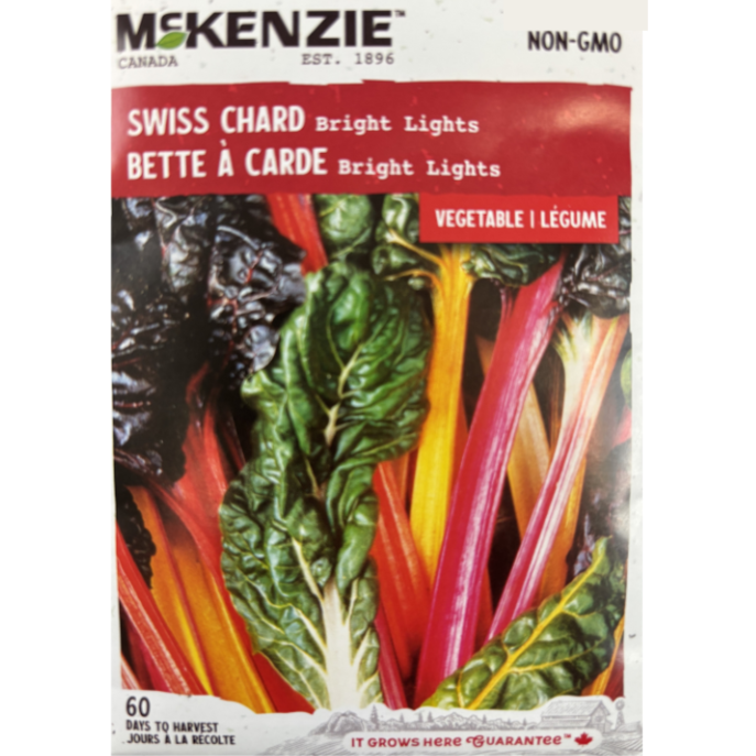 McKenzie Seed Swiss Chard Bright Lights Pkg.