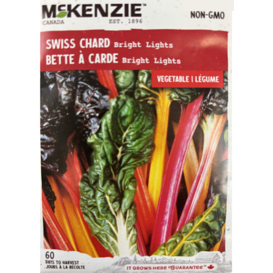 McKenzie Seed Swiss Chard Bright Lights Pkg.