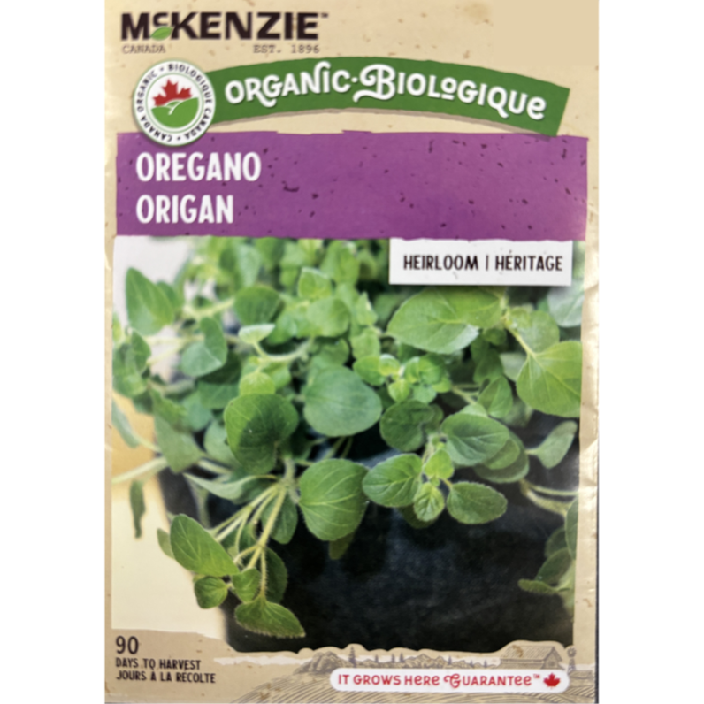 McKenzie Organic Herb Seeds Oregano Pkg