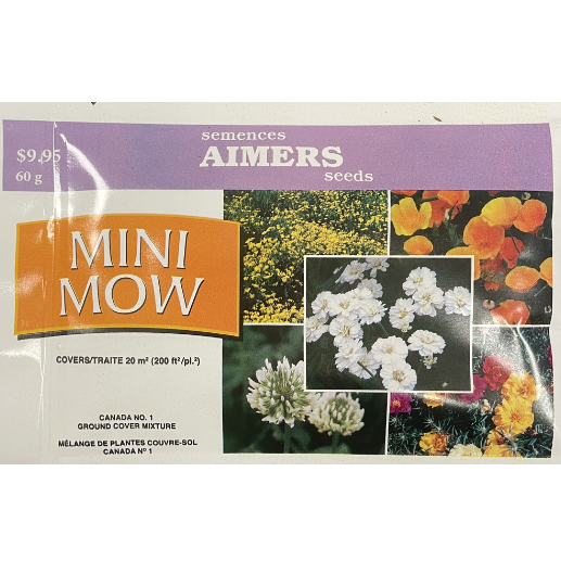 Aimers Seeds Mix Mini Mow Large Pkg.