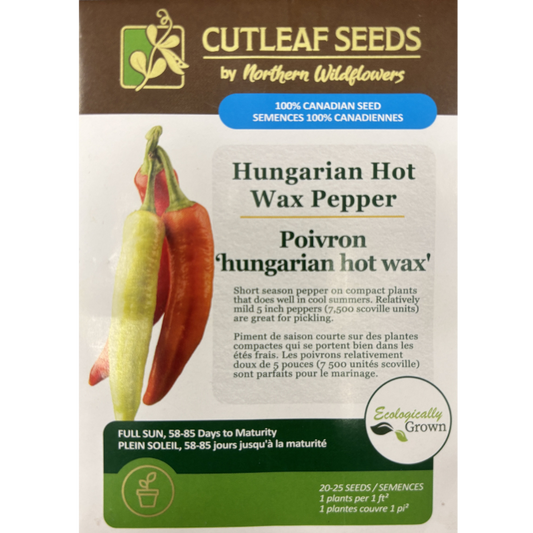 Northern Wildflowers Pepper Hungarian Hot Wax Pkg.