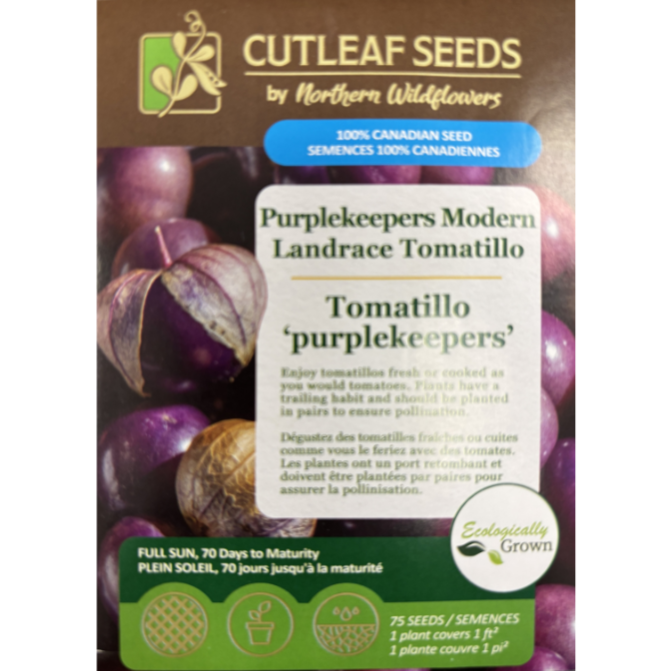 Northern Wildflowers Tomatillo Purplekeepers Pkg.