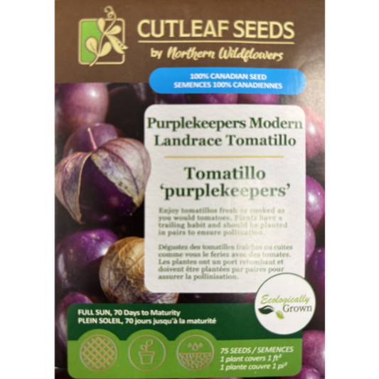 Northern Wildflowers Tomatillo Purplekeepers Pkg.