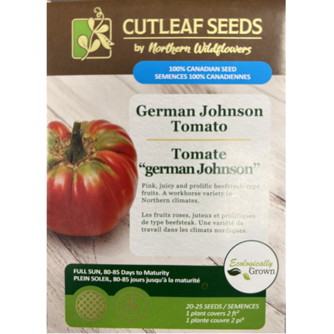 Northern Wildflowers Tomato German Johnson Pkg.