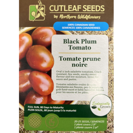 Northern Wildflowers Tomato Black Plum Pkg.