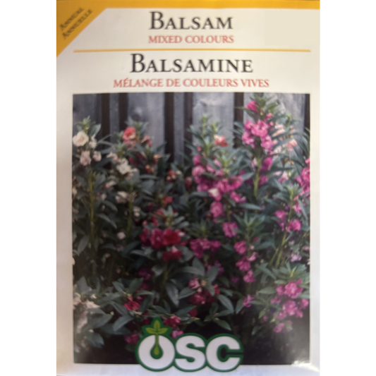 OSC Seeds Balsam Mixed Colours Pkg.