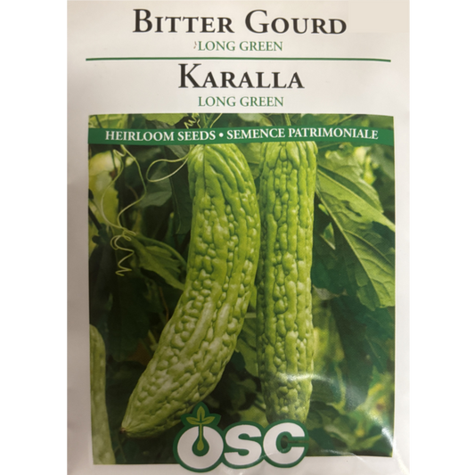 OSC Seeds Bitter Gourd Long Green Pkg.