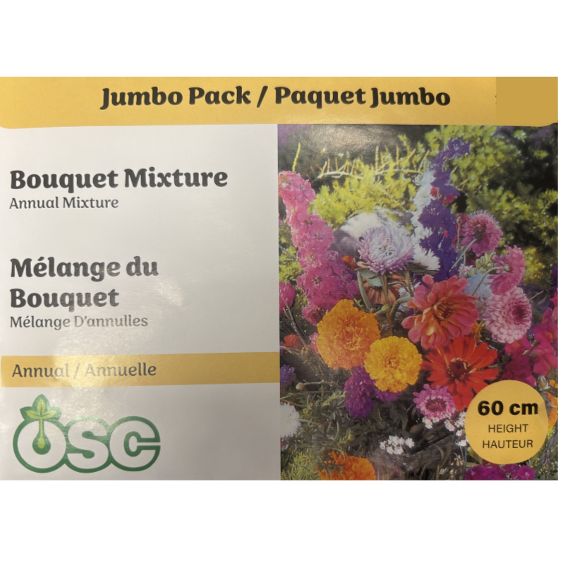 OSC Seeds Mix Bouquet Annuals Jumbo Pkg.