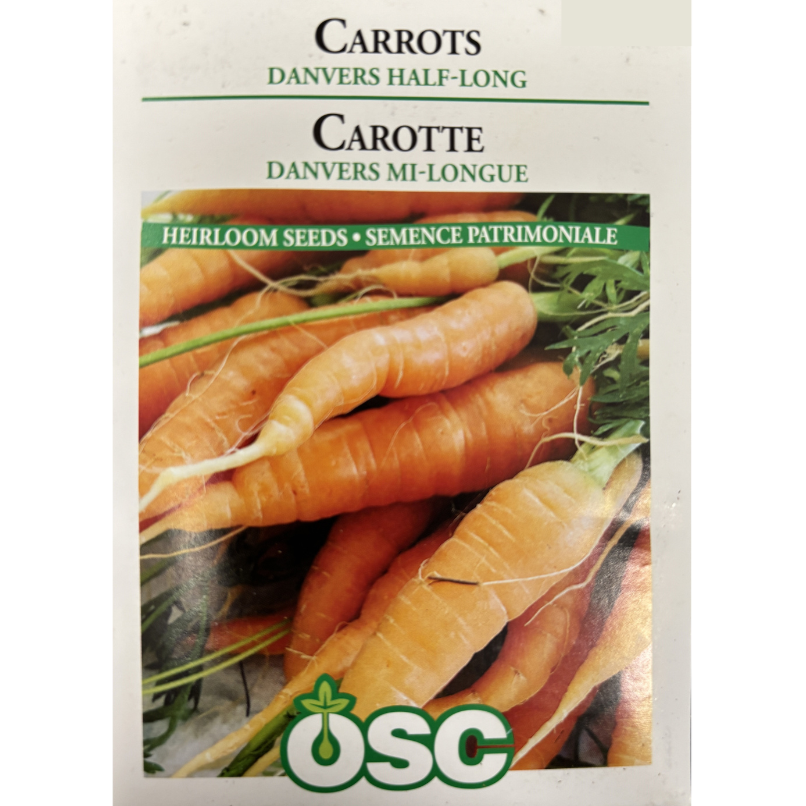 OSC Seeds Carrot Danvers Half Long Pkg.