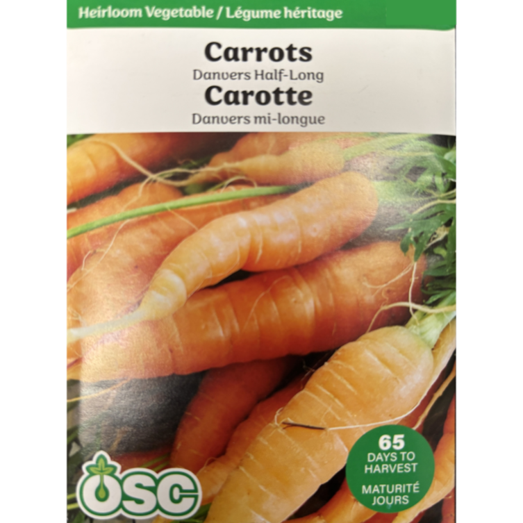 OSC Seeds Carrot Danvers Half-Long Pkg.