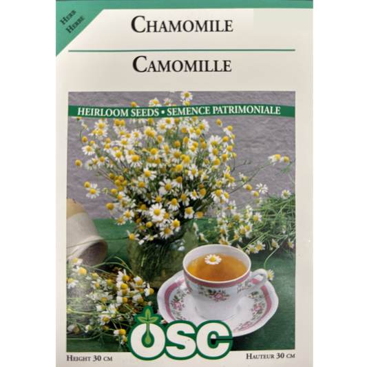 OSC Herb Seeds Chamomile Pkg.