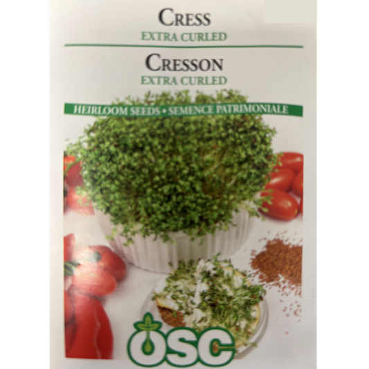 OSC Seeds Cress Extra Curled Pkg.