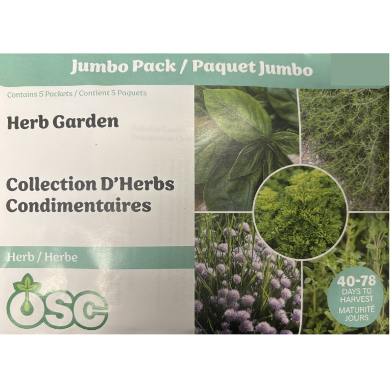 OSC Herb Seeds Garden Jumbo Pkg.