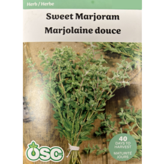 OSC Herb Seeds Sweet Marjoram Pkg.