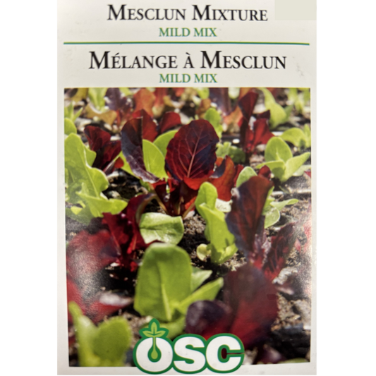 OSC Seeds Mesclun Mild Mix Pkg.