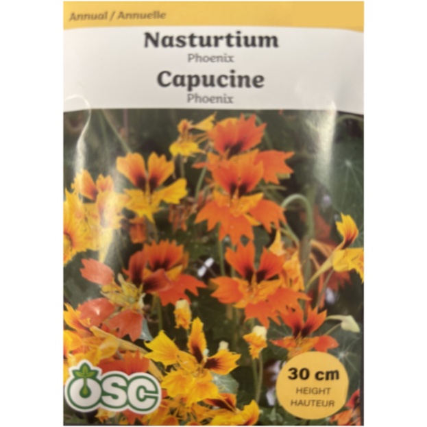 OSC Seeds Nasturtium Phoenix Pkg.