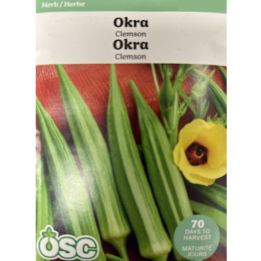 OSC Seeds Okra Clemson Pkg.