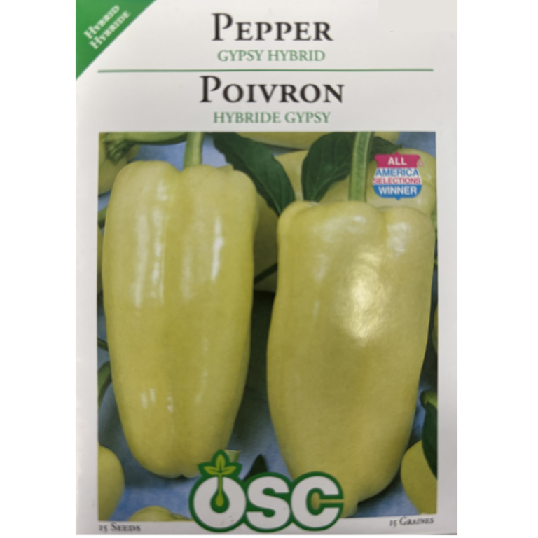 OSC Seeds Pepper Gypsy Hybrid Pkg.