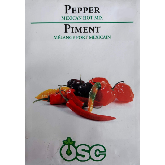 OSC Seeds Pepper Mexican Mix Hot Pkg.