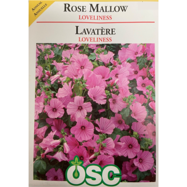 OSC Seeds Mallow Rose Loveliness Pkg.